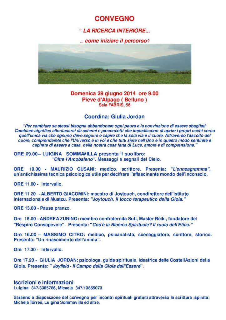 il viaggio interiore convegno