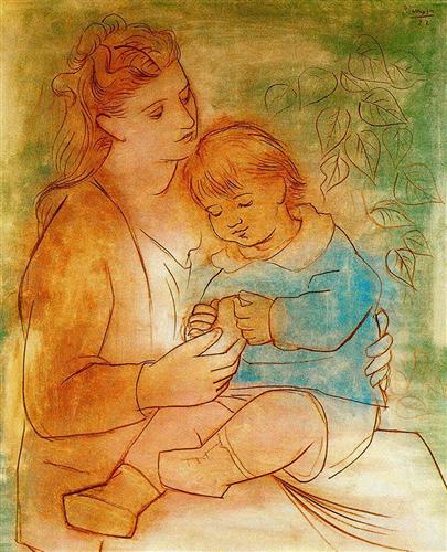 mother-and-child-pablo picasso